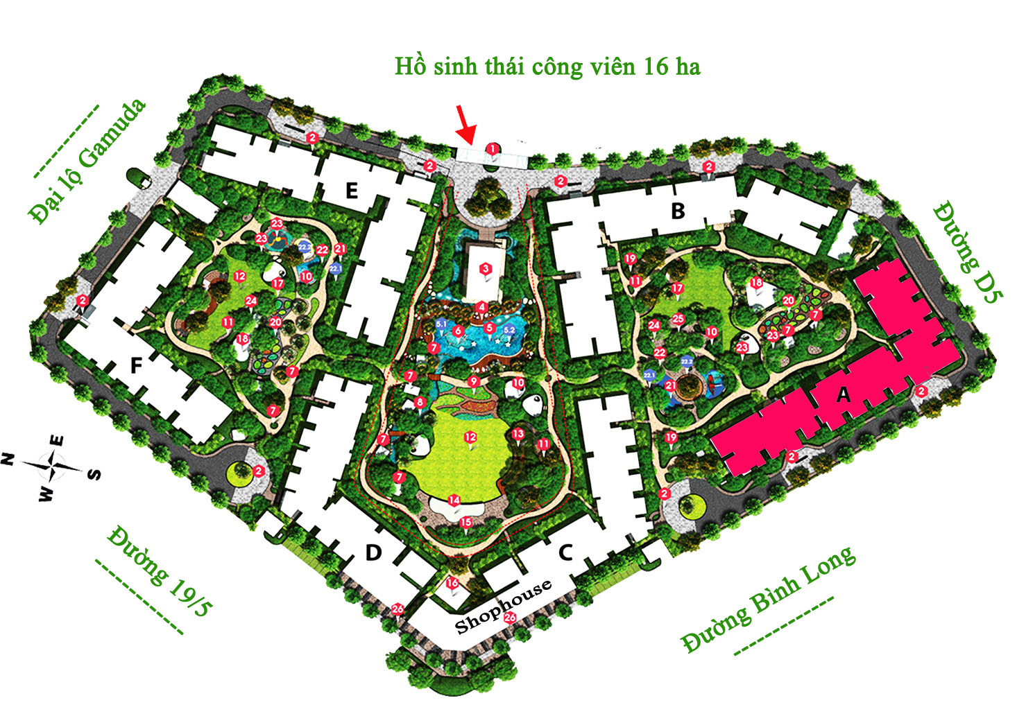 Bản đồ vị trí kết nối UAT Aurora Riverside 20266